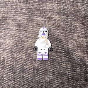 LEGO Minifigure with Purple and Black Accents